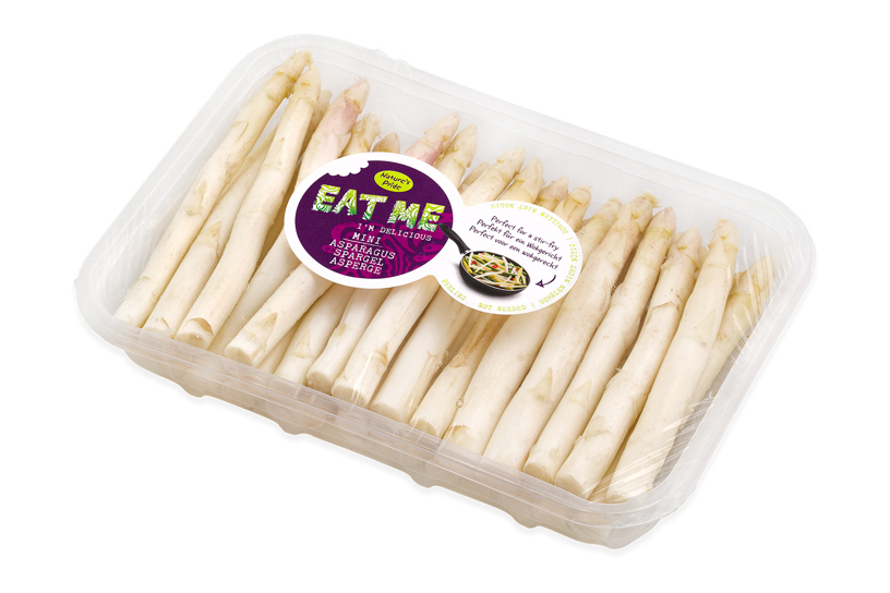 White Mini Asparagus - Packaging 500 Grams
