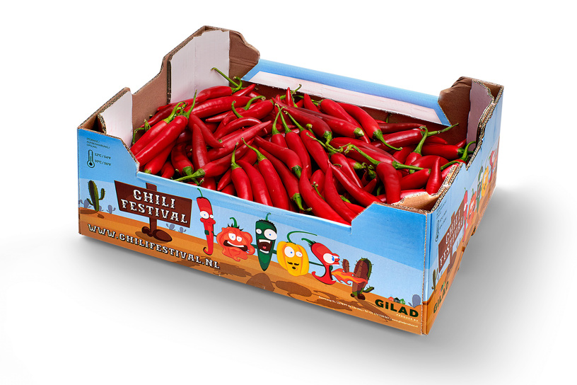 Cayenne Rood - Verpakking Colli