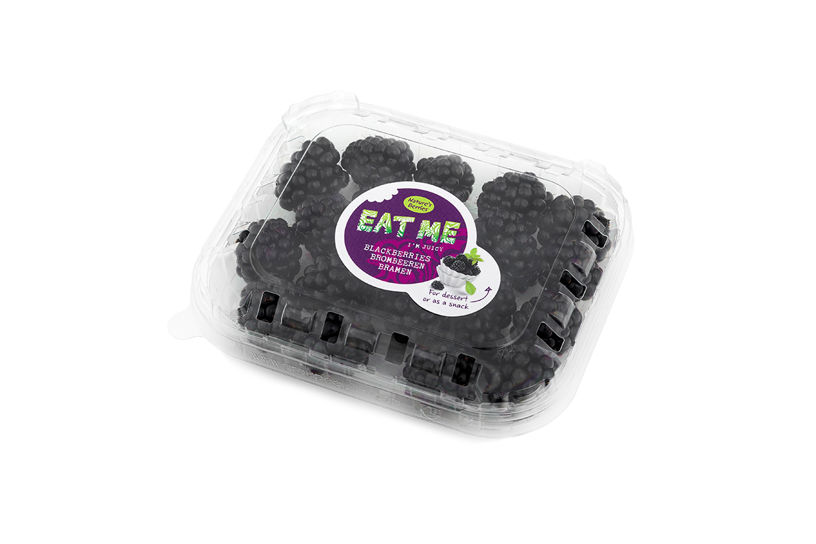 Brombeeren - Kunststoffschale 125 gram