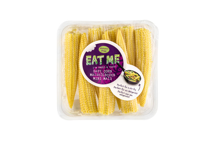 Mini Corn - Packaging Options Plastic Tray