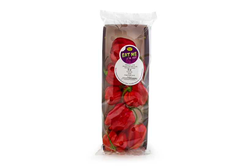 Habanero Peper - Rood Verpakkingswijze 8 Stuks