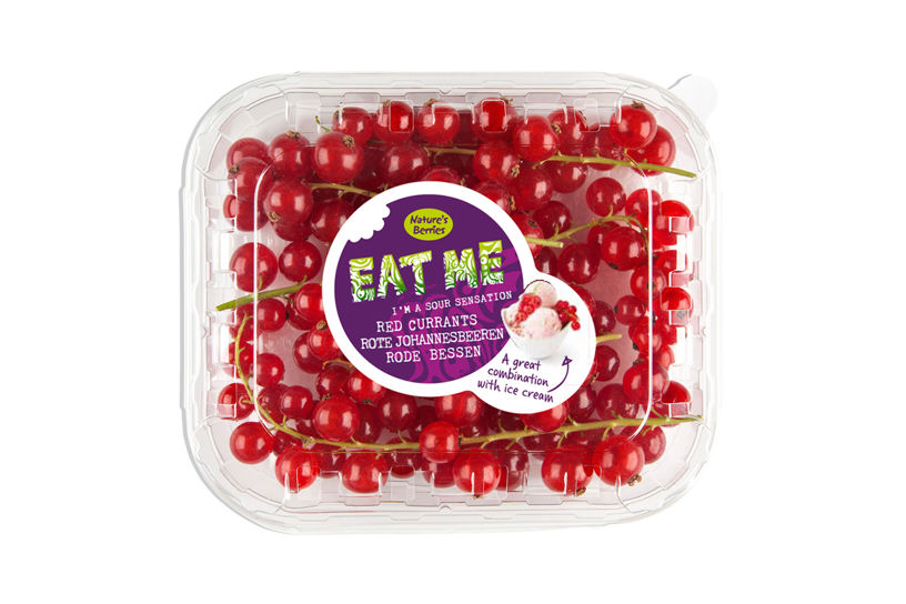 Rote Johannisbeere - Kunststoffverpackungen 125 gram
