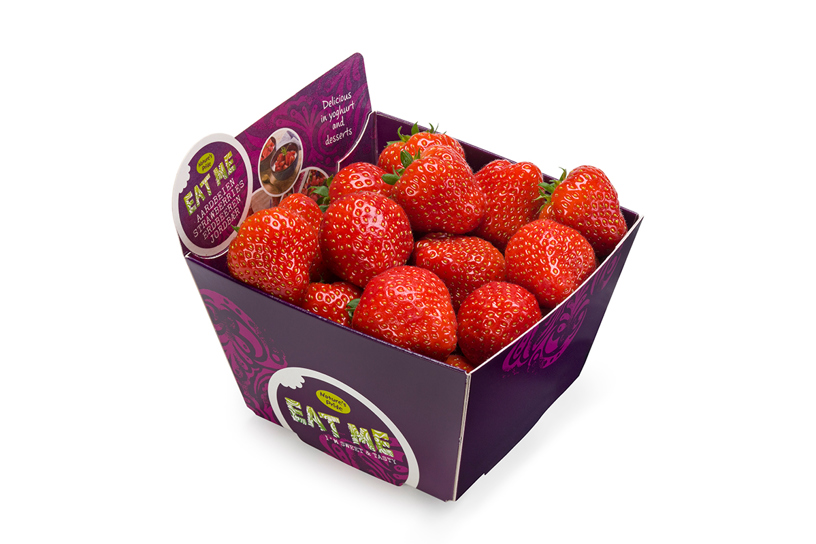 Aardbeien - Kartonnen verpakking