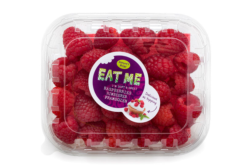 Raspberries - bowl 125 gram
